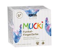 Mucki Sparkle Finger Paint Fairy Dust, 2318 Set of 4