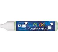 KREUL 24436 - Pintura para ventana amarillo brilla en la oscuridad 29ml.MUCKI