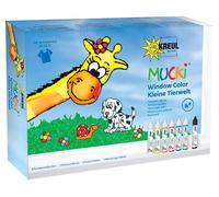 KREUL 24451 - Mucki Window Color Kleine Tierwelt Juego de colores para ventanas