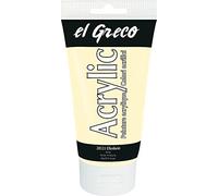 KREUL 28533 - El Greco Acrílico, tubo de 150 ml en color marfil, pintura acrílica brillante de alta pigmentación en calidad de estudio, pintable como mantequilla, para pintura de empaste