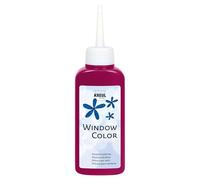 KREUL 42712 - Window Colour magenta 80 ml, pintura al agua para ventanas, con superficie texturada, para cristales, espejos, azulejos y otras superficies lisas