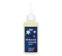 KREUL 42740 - Window Colour amarillo fluorescente 80 ml, pintura al agua para ventanas, con superficie texturada, para cristales, espejos, azulejos y otras superficies lisas