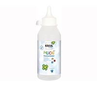 KREUL 42802 - Pegamento para Ventanas Mucki, Frasco 250 ml, sin parabenos, sin Gluten, sin lactosa, Vegano, sin disolventes, Inodoro, Lavable
