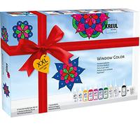 KREUL 42849 - Set de pintura para ventanas Window Color XXL para pequeños y grandes artistas