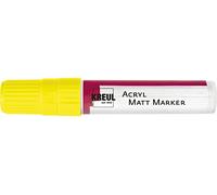 KREUL 46212 - Rotulador XXL, con Punta biselada Aprox. 15 mm, Color Amarillo Mate, Pintura acrílica Permanente a Base de Agua, para Elementos puristas, Yellow, One Size