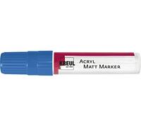 KREUL 46217 - Rotulador XXL, con Punta biselada Aprox. 15 mm, Color Azul Mate, Pintura acrílica Permanente a Base de Agua, para Elementos puristas
