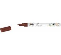 Kreul 47218 - Rotulador fino marrón, con punta redonda de 1-2 mm de ancho de trazo, para diseñar, etiquetar y decorar pequeños y originales regalos, tarjetas y mucho más.