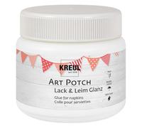 KREUL 49151 - Art Potch Barniz de cola transparente y brillante 150 ml Pegamento al agua para la decoración y el secado Adecuado para madera, cerámica, piedra y cartón