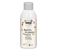 KREUL 49372 - Pegamento para manualidades Nature, 250 ml, a base de agua, sin disolventes, inodoro, sostenible, versátil pegamento decorativo para niños