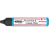 KREUL 49811 - Rotulador y delineador Azul Cielo, 29 ml, Pintura para Decorar y embellecer, para Efectos Decorativos al esponjar en el Horno, con Plancha o secador de Pelo