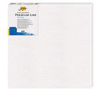KREUL 507070-Solo Goya Stretched Canvas Line, Bastidor 70 x 70 cm en Calidad Premium, Lienzo 4 Veces imprimado, Ideal para óleos, acrílicos y témperas, Algodón, White