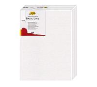 KREUL 635060 - Bastidor de Lienzo Solo Goya Basic Line 50 x 60 cm, Juego de 3, con Lienzo de algodón imprimado 4 Veces, Ideal para óleo, acrílico y Gouache