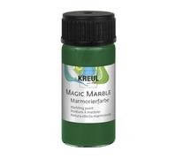 KREUL 73215-Pintura Magic Marble, Tarro Verde, Pintura marmoleadora por inmersión Brillantes para Dibujos aleatorios y Efectos únicos, Color Green, 20 ml (73215)