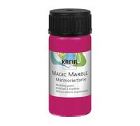 KREUL 73233 - Pintura marmoleadora Magic Marble, Bote de 20 ml en Rosa neón, Pintura marmoleadora por inmersión de Colores Brillantes para Crear Dibujos aleatorios y Efectos de Color únicos