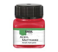 KREUL 75205 - Pintura acrílica mate rojo 20ml.