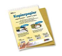 Kreul 7589 - Papel de copia para transferir motivos sobre fondo oscuro verde, 10 hojas blancas, aprox. 30 x 42 cm