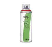 KREUL 76315 - Spray de Color Rojo Oscuro, 200 ml, Pintura clásica Mate en Spray a Base de Agua Altamente pigmentada e Impermeable Resistente a la Espuma de poliestireno para Interiores y Exteriores