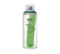 KREUL 76324 - Spray de Color Verde, 200 ml, Pintura clásica Mate en Spray a Base de Agua Altamente pigmentada e Impermeable Resistente a la Espuma de poliestireno para Interiores y Exteriores