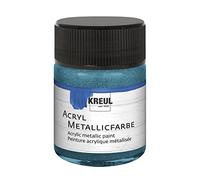 Kreul 77582 - Pintura metalica acrílica, color azul petróleo, 50 ml, 1 unidad