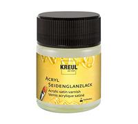KREUL 79407-Pintura acrílica Base de Resina sintética, Cristal, Transparente semibrillante, Protectora y de Acabado para Pintura de Secado rápido, Multicolor, 50 ml (79407)