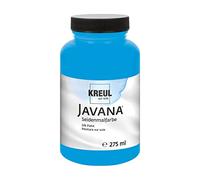 KREUL 8104-275 - Javana pintura para seda 275 ml, azul, pintura al agua altamente pigmentada y brillante, con un carácter líquido fluido, penetra profundamente en las fibras
