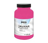 Kreul 8114-275 - Javana pintura para seda 275 ml, rosa, pintura al agua muy pigmentada y brillante, con un carácter líquido fluido, penetra profundamente en las fibras