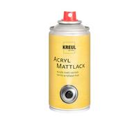 KREUL 821150-Barniz acrílico, Lata Aerosol 150 ml, incoloro, no amarillea, Barniz Protector Universal de Secado Mate para cartón, Madera, Vidrio, Porcelana, cerámica, Colorless, 150