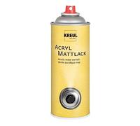 KREUL 821400-Barniz, Lata Aerosol 400 ml, incoloro, no amarillea, Barniz Protector Universal de Secado Mate para cartón, Madera, Vidrio, Porcelana, cerámica, Acrílico, Colorless, 400