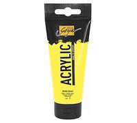 KREUL 84102 - Solo Goya Acrylic, Tubo de 100 ml en Color limón, Pintura acrílica cremosa y versátil en Calidad de Estudio, a Base de Agua, Secado rápido y Mate, Buena cubrición