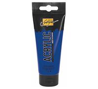 KREUL 84115 - Solo Goya Acrylic, Tubo de 100 ml en Azul Cobalto, Pintura acrílica cremosa y versátil en Calidad de Estudio, a Base de Agua, Secado rápido y Mate, Buena cubrición