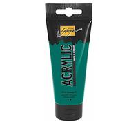 KREUL 84119 - Solo Goya Acrylic, Tubo de 100 ml en Verde Oscuro, Pintura acrílica cremosa y versátil en Calidad de Estudio, a Base de Agua, Secado rápido y Mate, Buena Cobertura