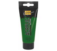 KREUL 84120-Solo Goya Acrylic, Tubo Verde Hoja, Pintura acrílica cremosa y versátil en Calidad de Estudio, a Base de Agua, Secado rápido y Mate, Buena cubrición, Color Green, 100 ml (84120)