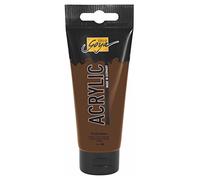 KREUL 84123-Solo Goya Acrylic, Tubo, Pintura acrílica cremosa y versátil en Calidad de Estudio, a Base de Agua, Secado rápido y Mate, Buena Cobertura, Color Umbra, 100 ml (84123)