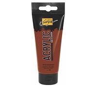 KREUL 84124 - Solo Goya Acrylic, Tubo de 100 ml en marrón Oscuro, Pintura acrílica cremosa y versátil en Calidad de Estudio, a Base de Agua, de Secado rápido y Mate