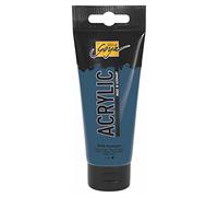 KREUL 84125-Solo Acrylic, Tubo Gris paynes, Pintura acrílica cremosa y versátil en Calidad de Estudio, a Base de Agua, Secado rápido y Mate, Buena cubrición, Color Gray, 100 ml (Solo Goya 84125)