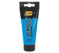 KREUL 84132 - Solo Goya Acrylic, Tubo de 100 ml en Azul Claro, Pintura acrílica cremosa y versátil en Calidad de Estudio, a Base de Agua, Secado rápido y Mate, Buena Cobertura