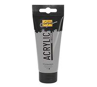 KREUL 84146 - Solo Goya Acrylic, tubo de 100 ml en gris neutro, pintura acrílica cremosa y versátil en calidad de estudio, a base de agua, secado rápido y mate, buena cubrición