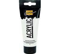 KREUL 84150-Solo Goya, Tubo 100 ml, Blanco nacarado, cremoso, Pintura acrílica versátil en Calidad de Estudio, a Base de Agua, Secado rápido y Mate, Buena cubrición, White, 100