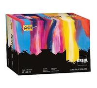 KREUL 84178 - Solo Goya Acrylic Set con 48 colores en tubos de 20 ml, pintura acrílica de artista en calidad de estudio, seca rápida y uniformemente mate, resistente al agua