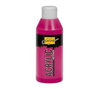 KREUL 84209 - Solo Goya Acrílico Magenta, Frasco 250 ml, Pintura acrílica cremosa y versátil en Calidad de Estudio, a Base de Agua, Secado rápido y Mate, Buena cubrición