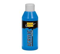KREUL 84212 - Solo Goya Acrílico Azul primario, Frasco 250 ml, Pintura acrílica cremosa y versátil en Calidad de Estudio, a Base de Agua, Secado rápido y Mate, Buena cubrición