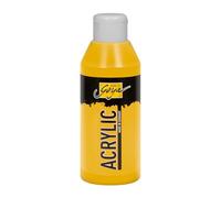KREUL 84222 - Solo Goya Acrílico Ocre Claro, Frasco 250 ml, Pintura acrílica cremosa y versátil en Calidad de Estudio, a Base de Agua, de Secado rápido y Mate