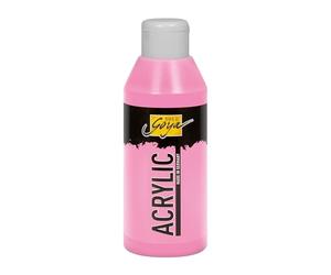 KREUL 84238 - Solo Goya Acrílico Rosa, Frasco 250 ml, Pintura acrílica cremosa y versátil en Calidad de Estudio, a Base de Agua, Secado rápido y Mate, Buena cubrición