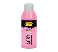KREUL 84238-Solo Goya Rosa, Frasco, Pintura acrílica cremosa y versátil en Calidad de Estudio, a Base de Agua, Secado rápido y Mate, Buena cubrición, Color Pink, 250 ml (84238)