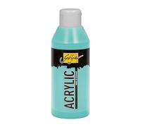 KREUL 84239 - Solo Goya Acrílico Azul Turquesa Claro, Frasco 250 ml, Pintura acrílica cremosa versátil en Calidad de Estudio, a Base de Agua, de Secado rápido y Mate