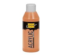 KREUL 84242 - Solo Goya Acrílico Cobre, Frasco 250 ml, Pintura acrílica cremosa y versátil en Calidad de Estudio, a Base de Agua, Secado rápido y Mate, Buena cubrición