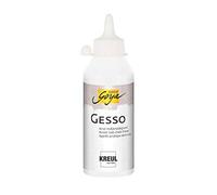 KREUL 85271 - SOLO GOYA Gesso blanco, 250 ml, imprimación para pintar superficies a base de acrílico semicálido, impermeable y de buena cubrición