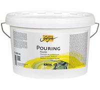 KREUL 87215 - Solo Goya Pouring Fluid, cubo de 2500 ml, medio acrílico líquido para técnicas de vertido y fluido, a base de agua, optimiza el comportamiento de fluido de las pinturas acrílicas