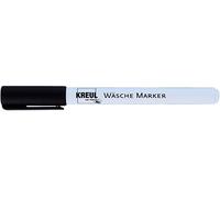 KREUL 90420 - Wax marker, black, permanent and waterproof ink for marking almost all textiles, washable and boil-proof