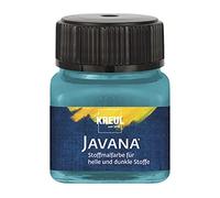 KREUL 90980 - Pintura para textil opaca turquesa 20ml. JAVANA TEX.